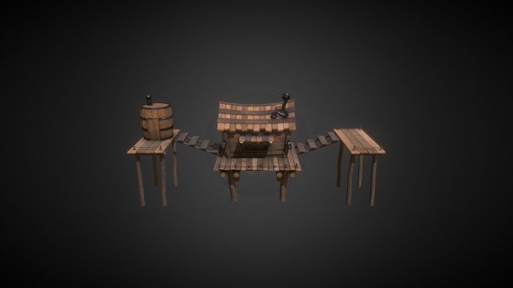 ESCENARIO DONKEY 3D Model