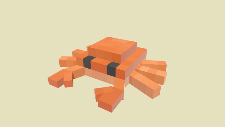 крабик [low-poly] 3D Model