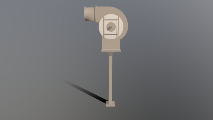 Ventilador Centrífugo 3D Model