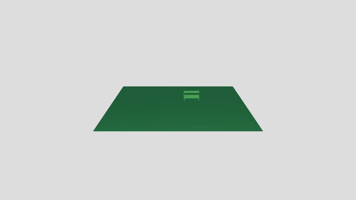 Alumawood Modern Patio Cover 3D Model