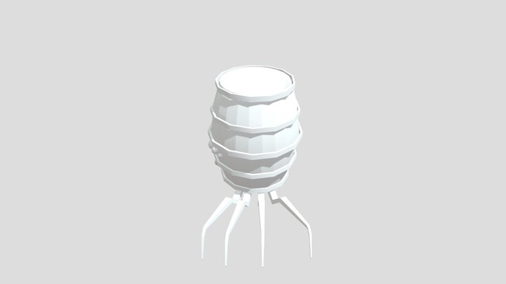 Barrel Spider (Guy) 3D Model