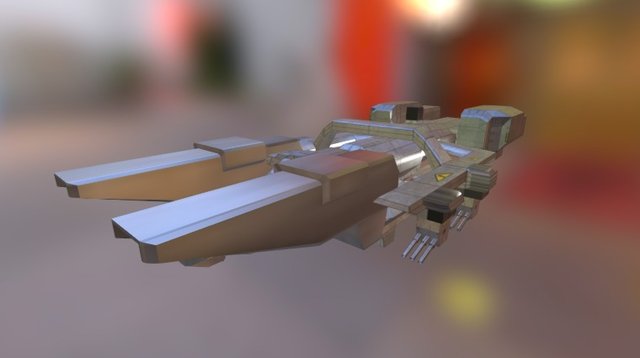 Test S SHIP 3D Model