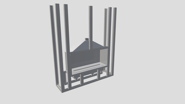 Сборка case1000 3D Model