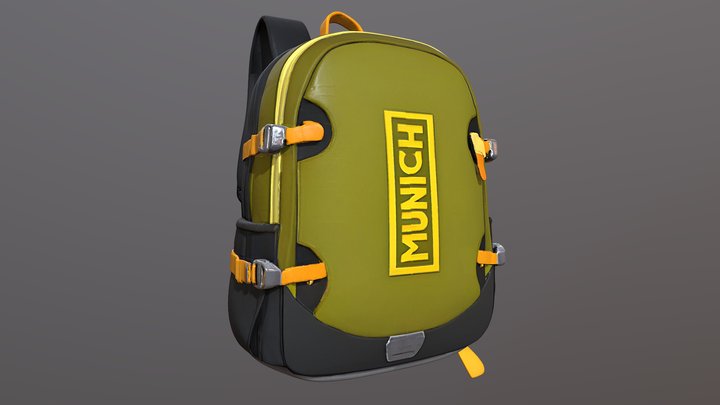 Metaretail: Mochila Mu nich amarilla 2 – Modello 3D gratuito STL