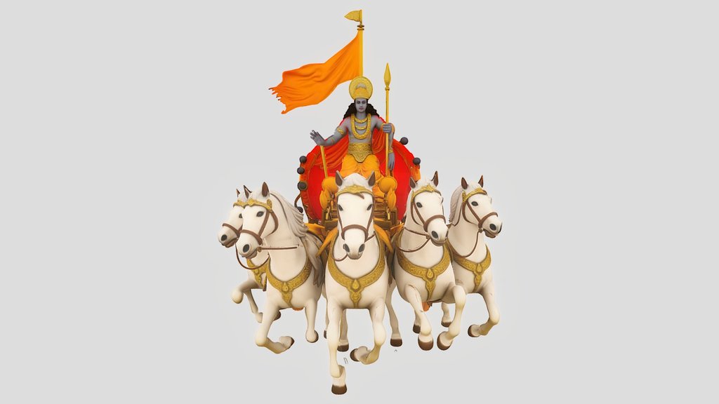 Lord Surya on Divine Chariot