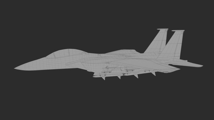 F15E 3D Model