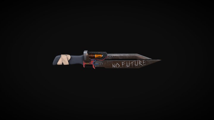 Nomad's electric knife 3D Model