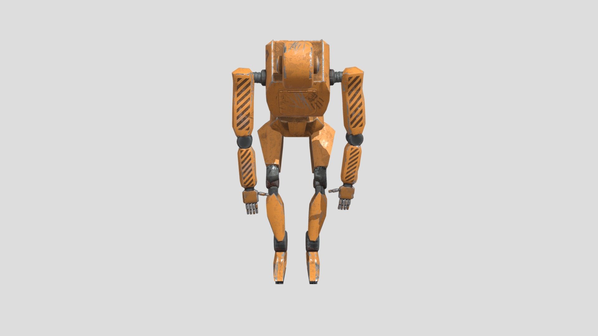 Construction Bot Powered Down - 3D model by frankie675 [8e2ab37 ...
