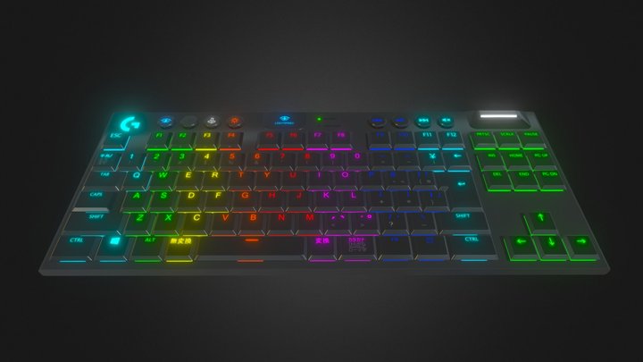 Logicool G913 TKL Gaming Keyboard 3D Model