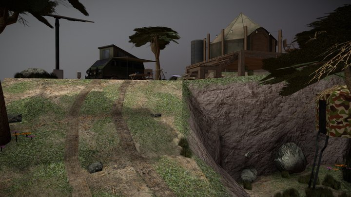 DAE Diorama - Eco house 3D Model