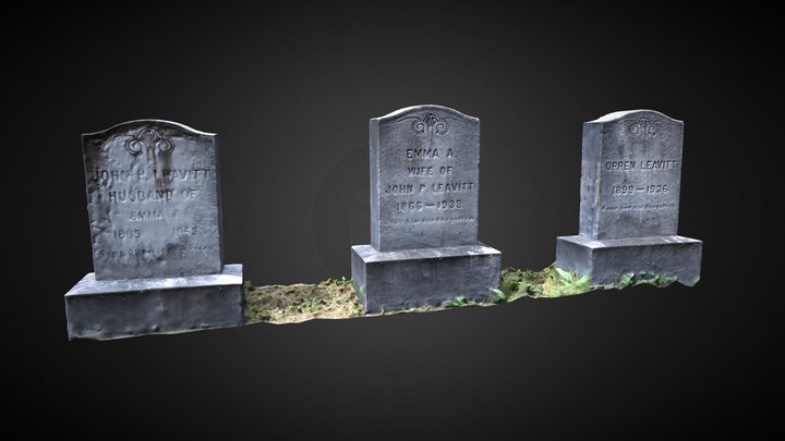 Rogers Cemetery - Leavitt 3D Model