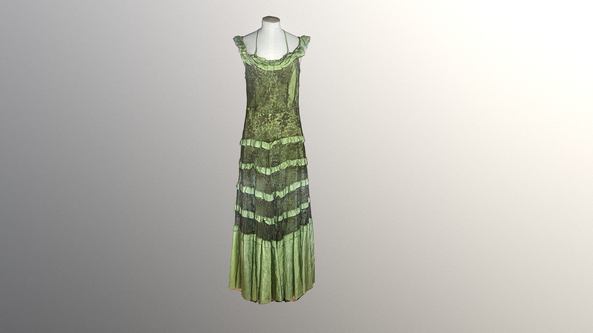 1930's Green Dress