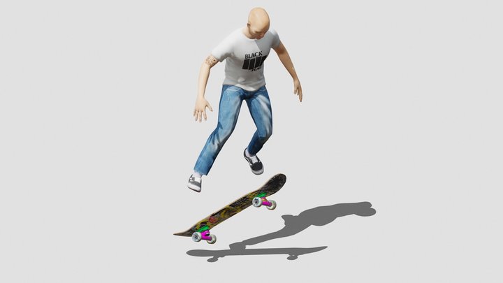 Skater with animation