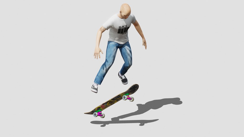Skater with animation