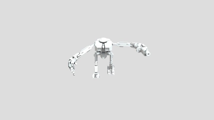 rigged_Robot 3D Model
