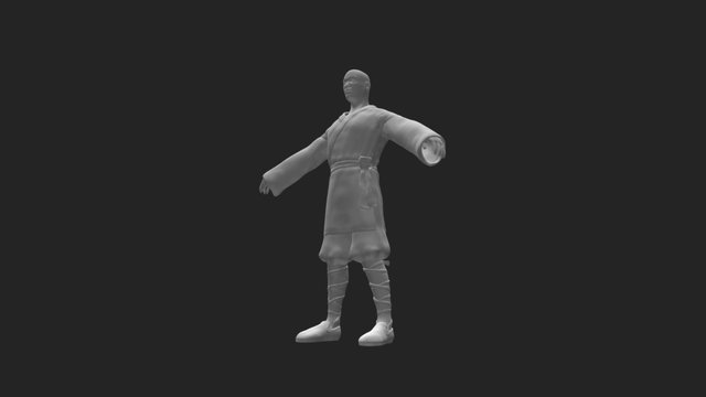 Monk 3D Model