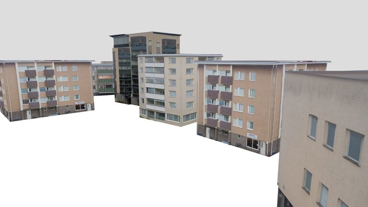 Finnsh City Asset 3D Model