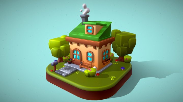 Project House - Art Style Exploration 3D Model