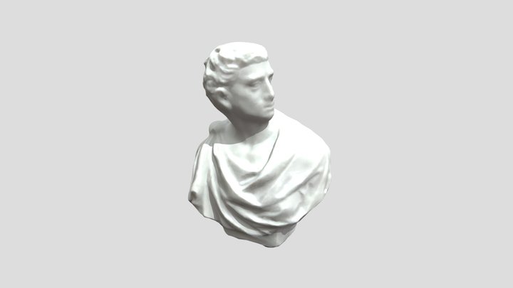 Classical Marble Sculpture 3D Model