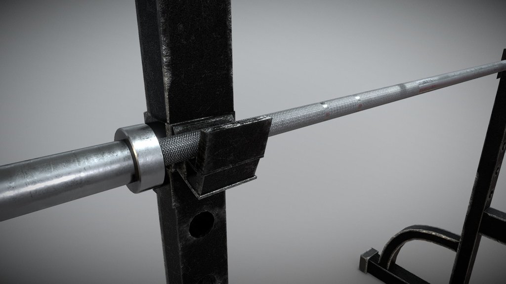 Squat Rack With Bar