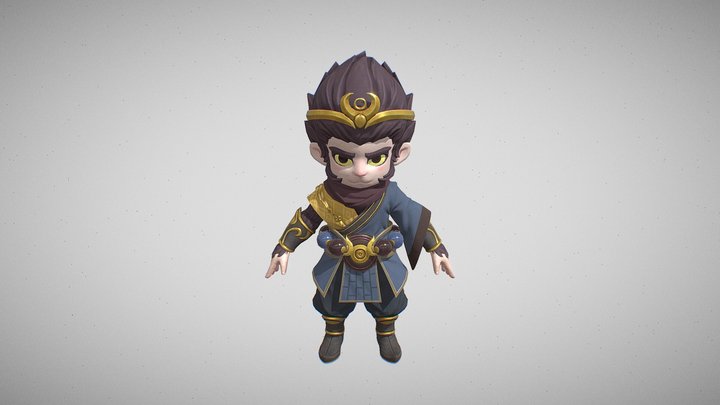 Monkey_01_3 3D Model