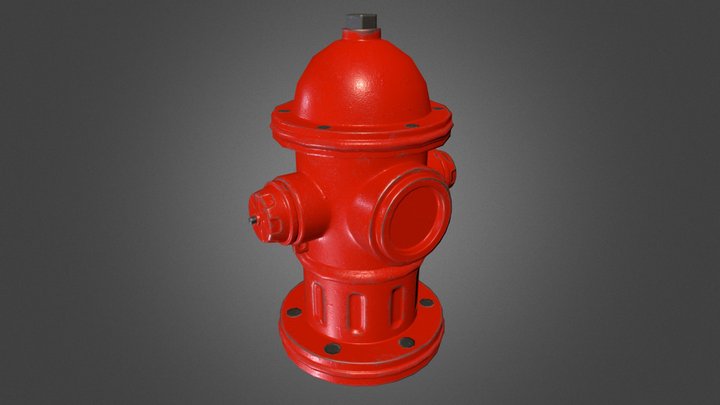 Fire Hydrant 3D Model