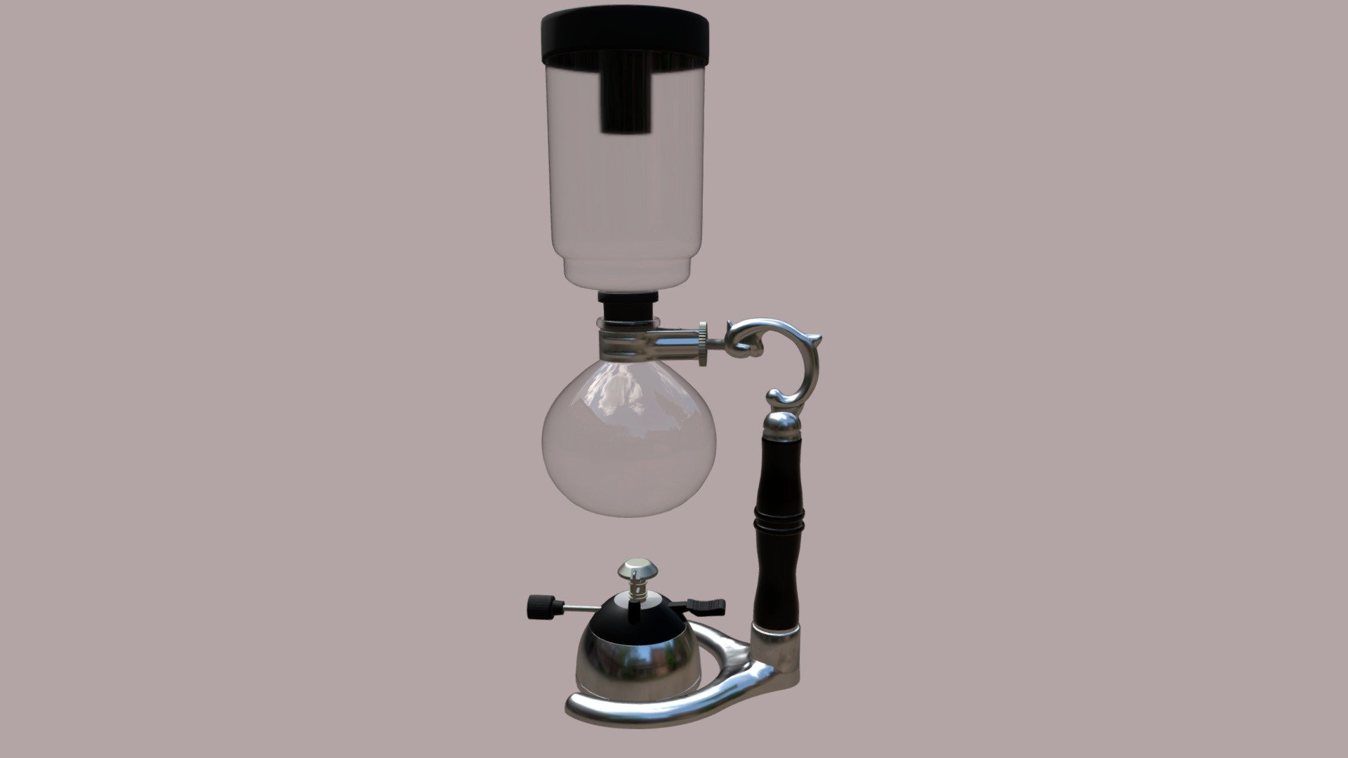 Yama Coffee Siphon & Burner 3D model by Epicei [8e325cc] Sketchfab