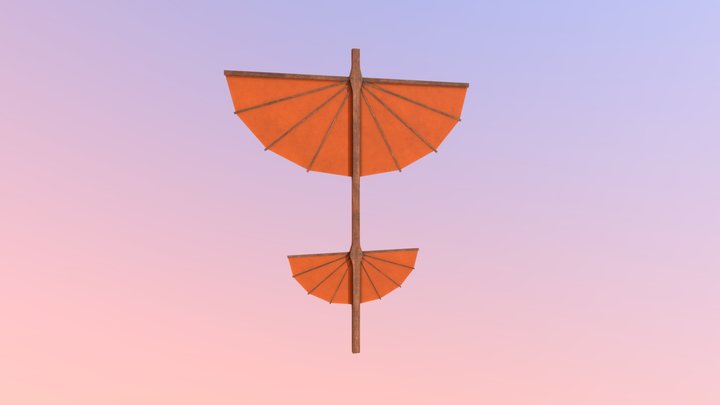 Airbender Staff 3D Model