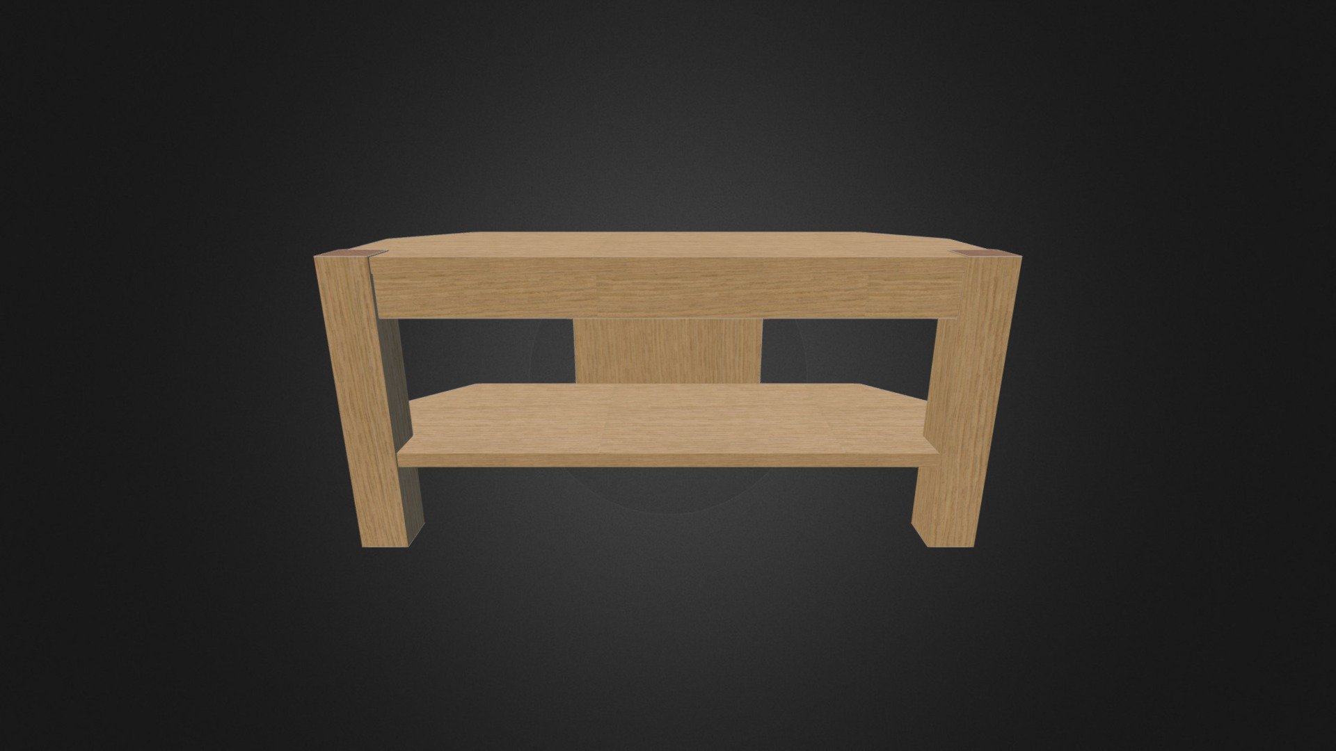 tv bench - 3D model by senja [8e32d50] - Sketchfab