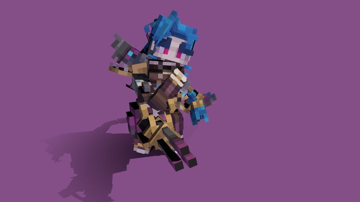 Jinx - Arcane 3D Model