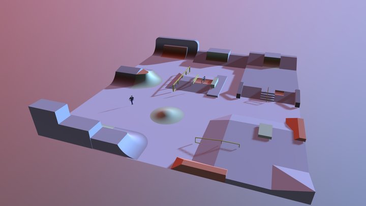 ВДНГ SkatePark 3D Model