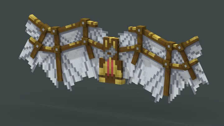 Mechanical Wings 3D Model