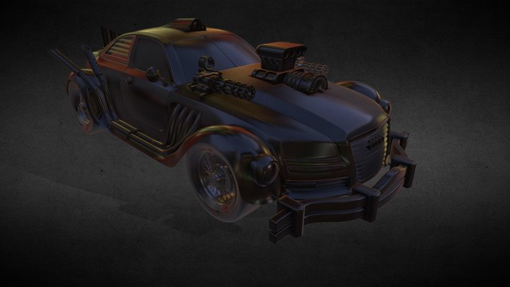 Steam_Punk_Car_ Audi_A8 3D Model