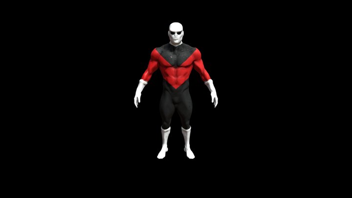 Jiren 3D Model – Fully Rigged (Semi-Realistic) 3D Model
