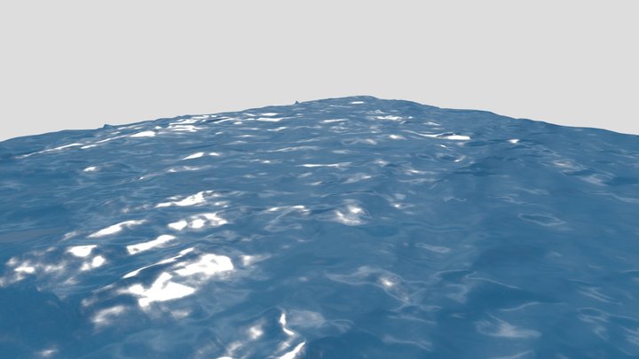 Ocean seamless animation Test Converted 3D Model