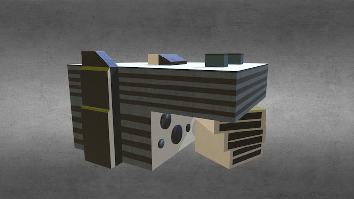 Business Center Space 3D Model