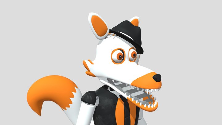 Elwood The Fox 3D Model