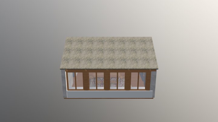 Interior 701 3ds 3D Model