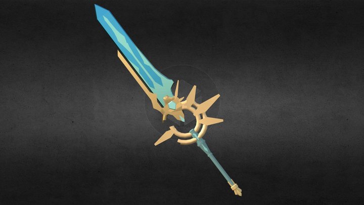 Dialga Sword 3D Model