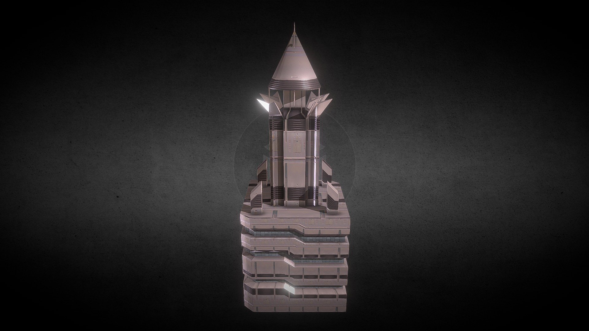 Futuristic Building - Download Free 3D model by RubyRoseSenpai [8e3743e ...