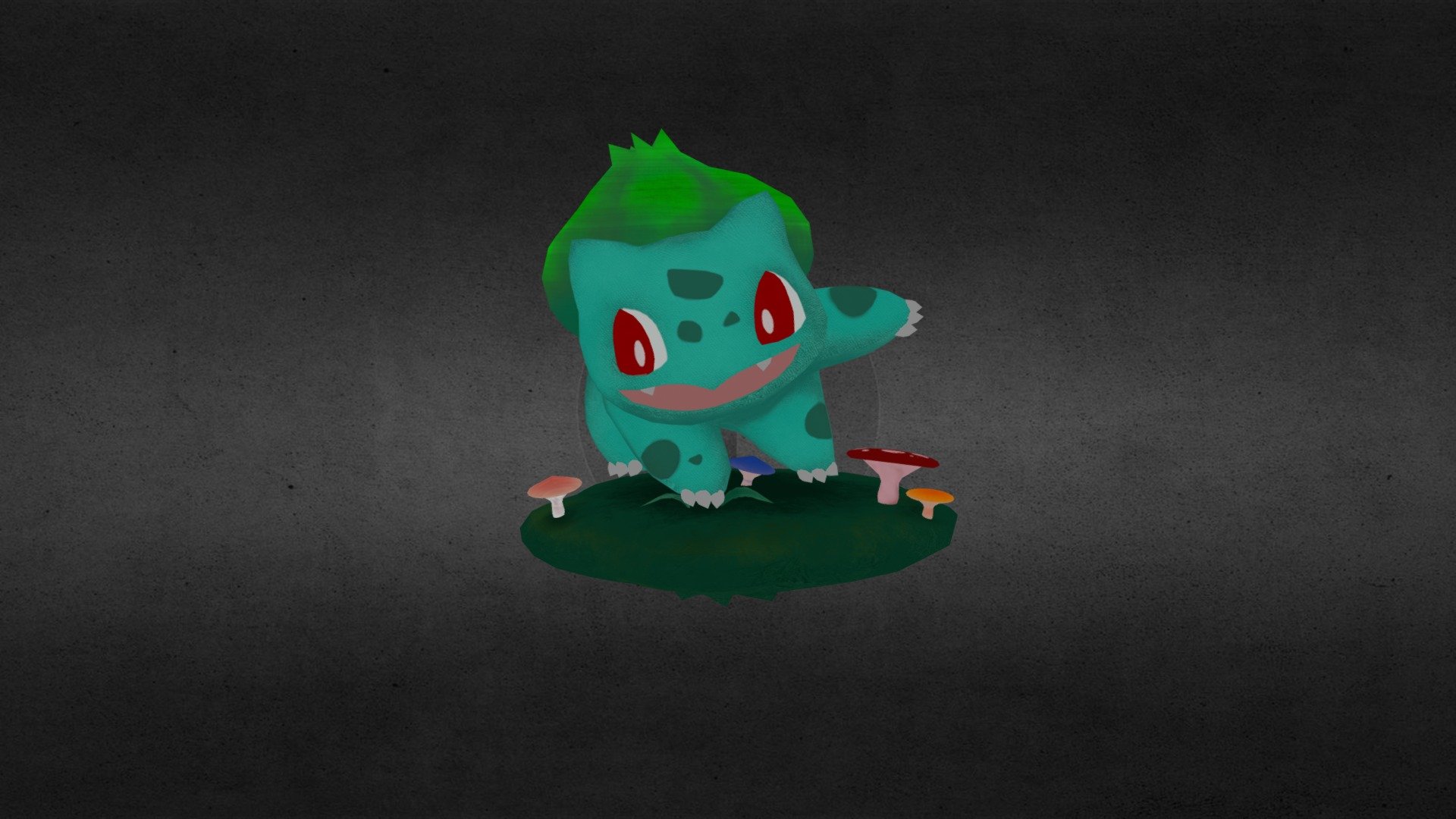 Bulbasaur — Sketchfab embed 3D viewer