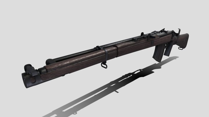 Howell automatic rifle 3D Model
