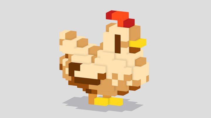 Chicken | Stardew Valley Fan Art 3D Model