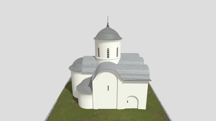 Собор Рождества, 14 век 3D Model
