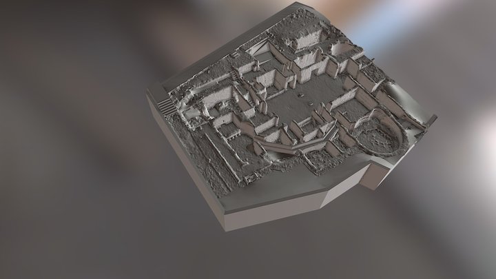 Modellino Terme Via Terracina 3D Model