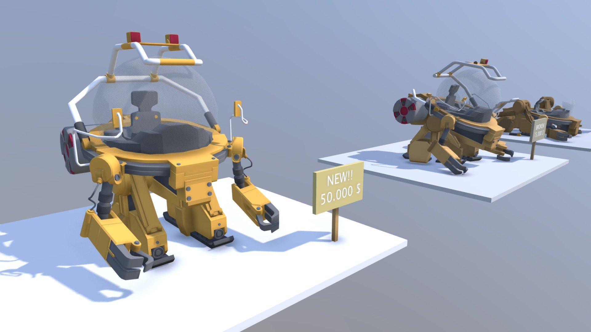 NewlBroke - Download Free 3D model by Gamau [8e3baae] - Sketchfab