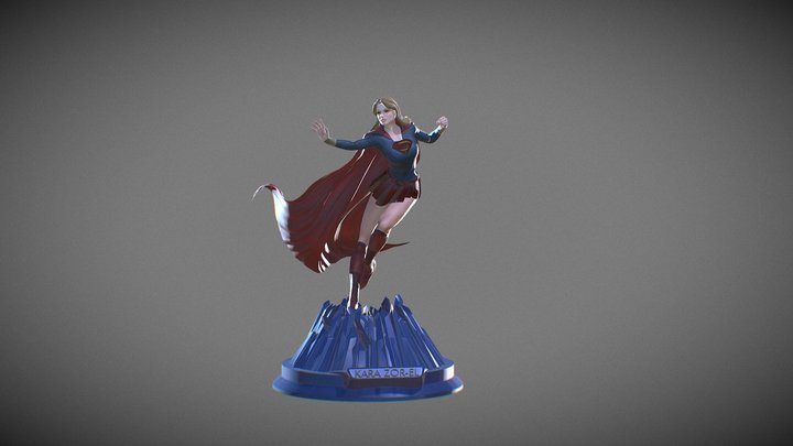 Supergirl 3D Model