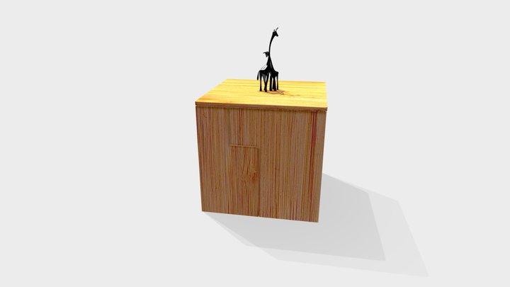 Compact Desk 3D Model