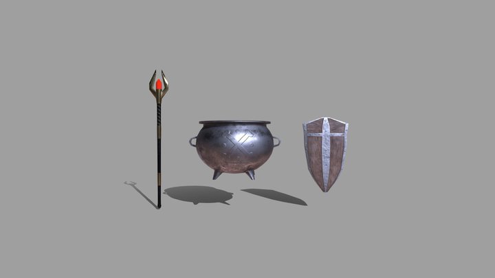 Fantasy Props 3D Model