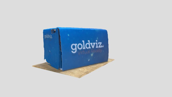 Goldviz Vr Carboard 3D Model